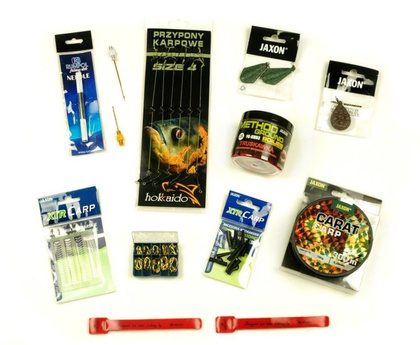 Zestaw Karpiowy Tele Carp - Jaxon Wędki 3,3m, Kołowrotki Magnet, Rod Pod, Torba