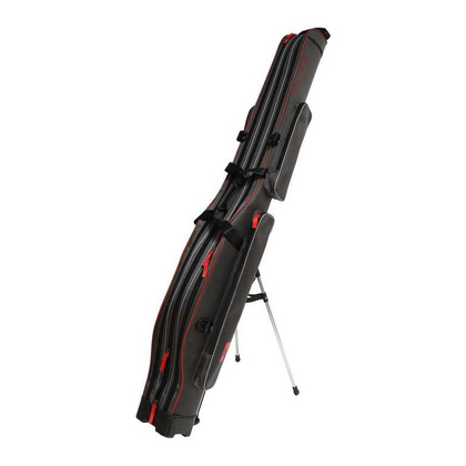 Mikado Pokrowiec Wędkarski 3 Komorowy 160cm - Usztywniany - Szary