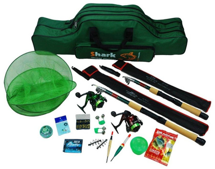 Zestaw Wędkarski Na Spławik i Grunt, 2 Wędki Katana, 2 Kołowrotki