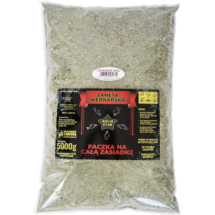 Zanęta XXXL Lin/Karaś Migdał/Marcepan MEGA PAKA 5kg