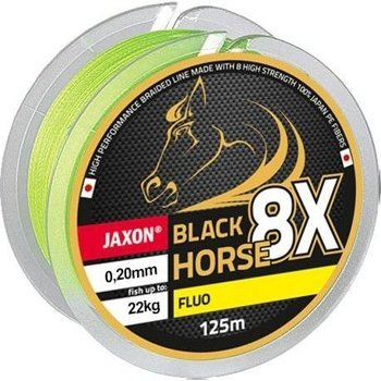 Jaxon Braid Black Horse 8X Fluo - 0,08mm / 125m