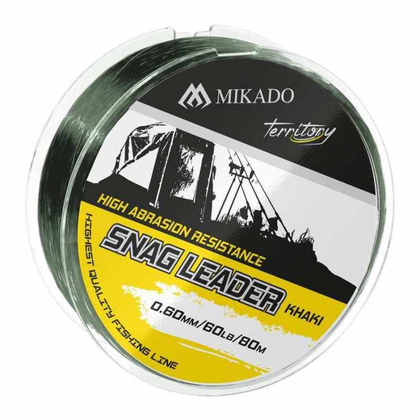 Mikado Przypon Strzałowy - Snag Leader Khaki 45lbs/0.50mm/80m