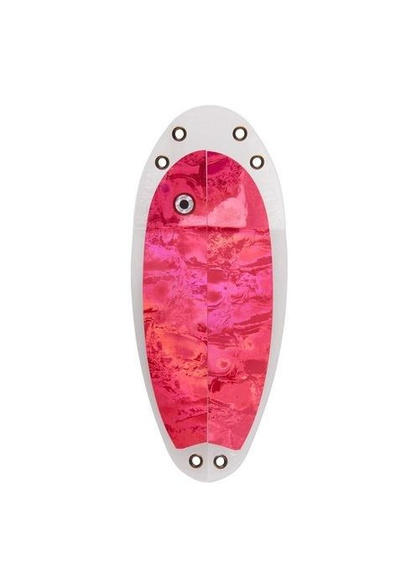 Flasher VK-SALMON  8" - 20 cm CLEAR/pink
