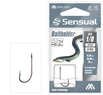 Rigs - SENSUAL - BAITHOLDER No. 2 BN / line: 0.28mm/70cm - op.8pcs.