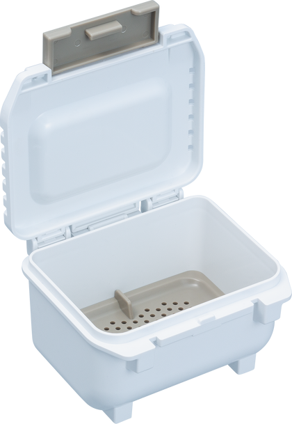 Pojemnik na żywe przynęty MEIHO-VERSUS Baitbox do serii BM- 100x90x60 mm białe