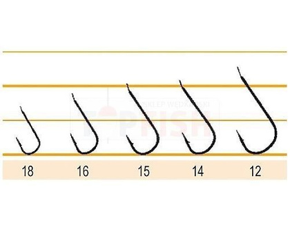 Owner Hooks S363 - 14 / 0,12mm - Red