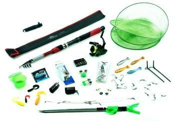 Zestaw Wędkarski Spinn-Grunt - Wędka Wind, Kołowrotek M200, Akcesoria