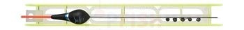 Mikado Set Float + Line no. 001 - 2.0g -0.14 / 0.12mm - 12