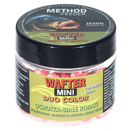 Jaxon Wafter Duo Mini Method Ochotka/Białe Robaki - 15g / 6mm