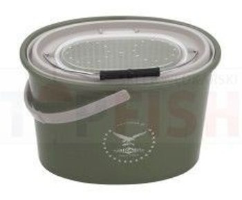 Mikado Live Bait Box Oval ABM 325 (31 x 22 x 22 cm)