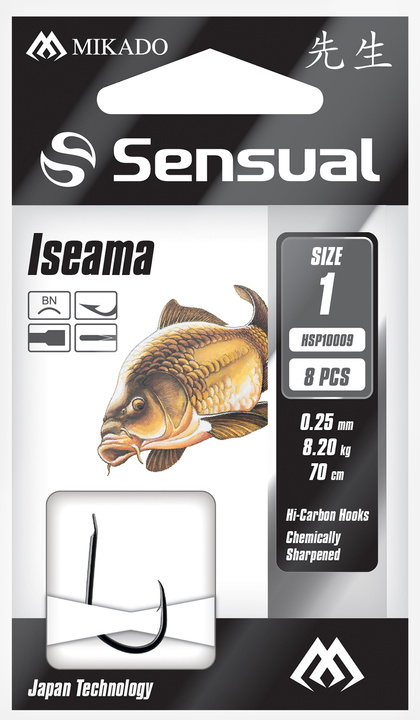 Rigs - SENSUAL - ISEAMA No. 1 BN / Line: 0.25mm/70cm - Op.8pcs.