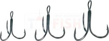 Owner Treble Hooks STN36BC - 6 - 8x - Black