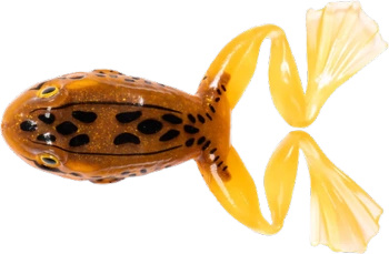 LIVE TARGET Freestyle Frog/Frog 2.0 Orange/Brown 5 cm - 1 pc. Floating