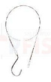 Mikado Leaders Steel Hook 1/0 30cm-10kg-2p -Brown