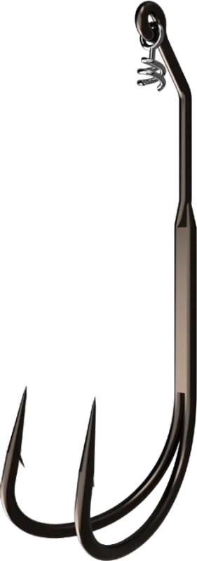Haken MUSTAD AlphaPOINT Frog Double 2X 78124AP-BN Schwarz Nickel 2/0 1 Stk.