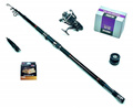 Zestaw Na Karpia Tele Carp - Jaxon Wędka 3,3m, Kołowrotek Satori 400 FRT, Żyłka