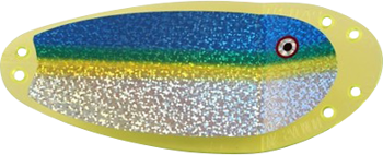 Flasher VK-SALMON 6" - 15 cm CHART/blue/green/yellow