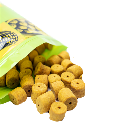 Pellet haczykowy z dziurką 12 mm WAGGLER - Wanilia 500g