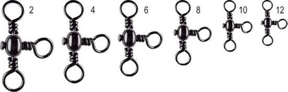 Jaxon Triple Cross Swivel - 6 / 25kg / 10x