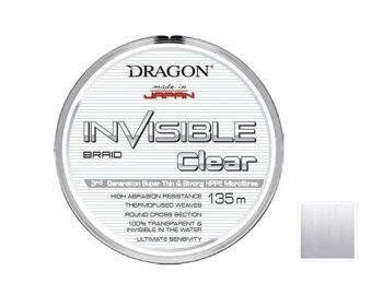 Dragon Geflochtene Schnur Invisible 0.10mm-8.10kg-135m - Clear