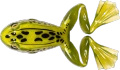 LIVE TARGET Freestyle Frosch/Frosch 2.0 Moos/Gelb 6 cm - 1 Stk.  Schwimmend