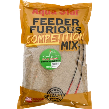 Zanęta Aqua Star Feeder Furious B.I.O. Gruby Konopia/Kolędra 1kg