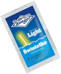 Konger Świetlik, Nasadka Świecąca 4mm - 2szt
