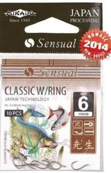 Mikado Hooks Sensual Classic W / Ring 10 LBR-10pcs