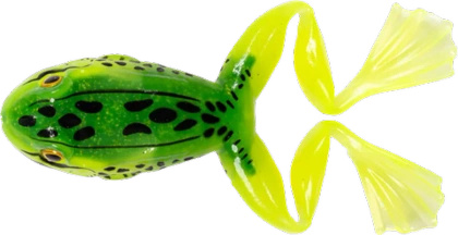 LIVE TARGET Freestyle Frosch/Frosch 2.0 Chartreuse/Grün 6 cm - 1 Stk.  Schwimmend