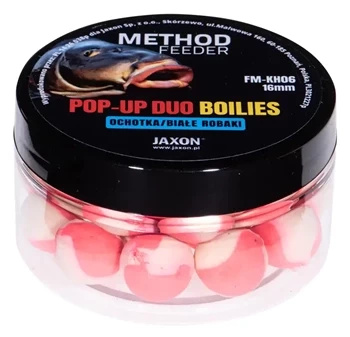 Kulki Pop-Up Duo-Boilies Method Feeder Ochotka/Białe Robaki 40g 16mm