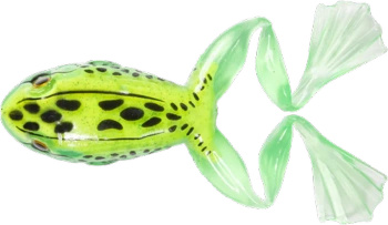 LIVE TARGET Freestyle Frog/Frog 2.0 Green/White 5 cm - 1 pc. Floating