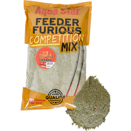 Zanęta Aqua Star Feeder Furious GOLD SERIES Lin/Karaś 1kg