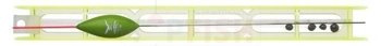 Mikado Set Float + Line no. 0,16 - 0.14 - 12 - 2.5g