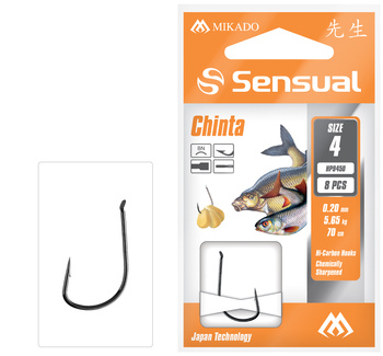 Rigs - SENSUAL - CHINTA No. 4 BN / Line: 0.20mm/70cm - Op.8pcs.