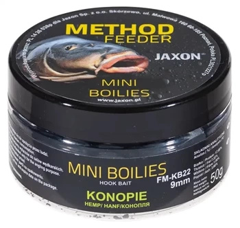Kulki Mini Method Feeder Konopie  50g  9mm