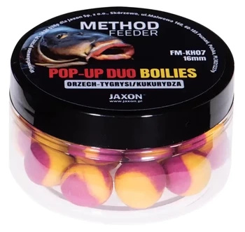 Kulki Pop-Up Duo-Boilies Method Feeder Orzech-Tygrysi/Kukurydza 40g 16mm