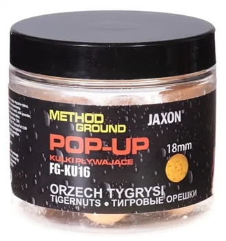 Jaxon Method Ground Tiger Pop-Up Kugeln aus Walnuss 50g / 18mm