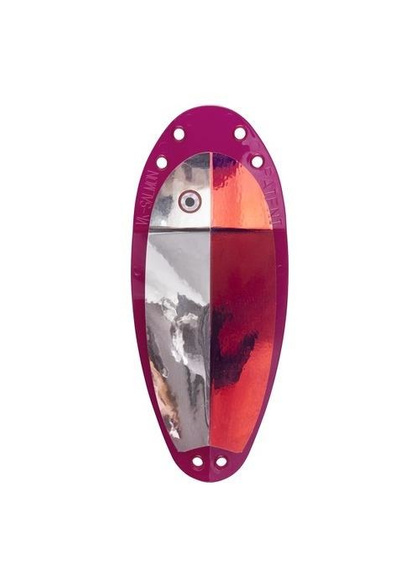 Flasher VK-SALMON  8" - 20 cm RED/rainbow/pearl