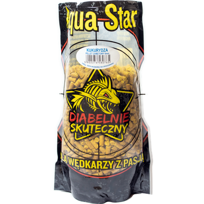 Pellet ZANĘTOWY Aqua Star - 6 mm Kukurydza 1kg