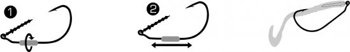 Mustad Haczyki SWIMBAIT z Obciążeniem  1/0