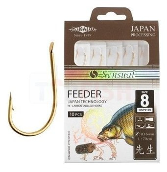 Mikado Hooks Sensual Feeder No. 12 Gold / 0.12mm
