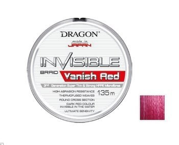 Dragon Braid Invisible Vanish 0.10mm-7.90kg-135m - Red