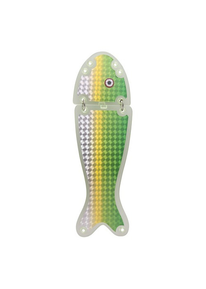 Flasher VK-SALMON 2  9.5" - 24 cm UV/green/green-chart