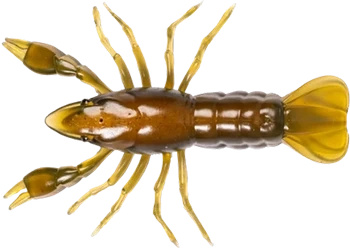 LIVE TARGET Rak / Raczek Zielony/Brązowy 7,1 cm - 1 szt. Tonący