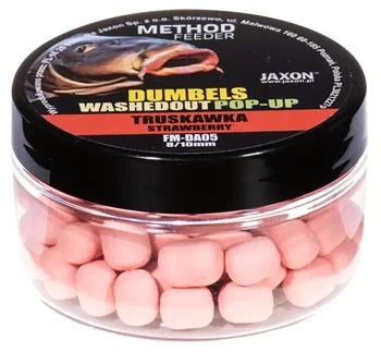 Dumbels Washedout Pop-Up Method Feeder Strawberry 30g 8/10mm