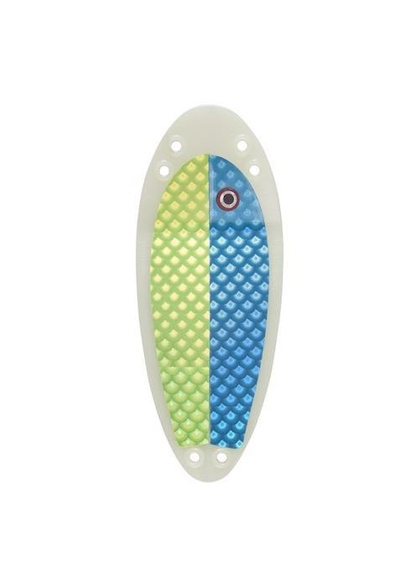 Flasher VK-SALMON  6" - 15 cm GLOW/blue/chart
