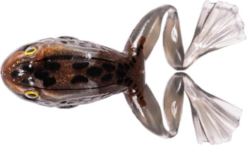 LIVE TARGET Freestyle Frog/Frog 2.0 Brown/White 5 cm - 1 pc. Floating