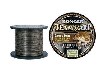 Żyłka Konger Team Carp Camou Dark 0.25mm-600m-8kg