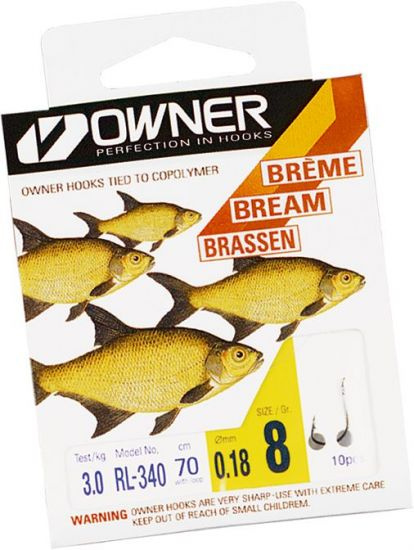 Owner Hooks RL046 - 6 - 0,18mm - Gold