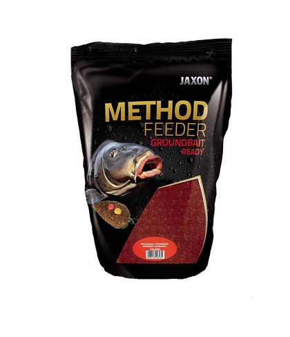 Jaxon Gotowa Zanęta Method Feeder Truskawka - 750g